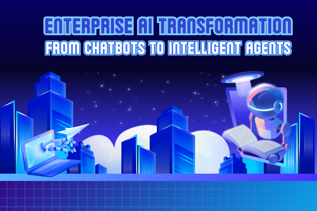Enterprise AI transformation comparison: chatbots vs intelligent agents