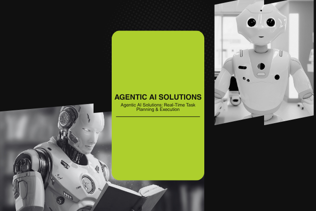 Business professionals reviewing outputs from autonomous AI task execution platform during strategic planning session